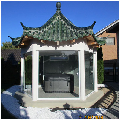 Latest company case about Chinese gazebo in Germany