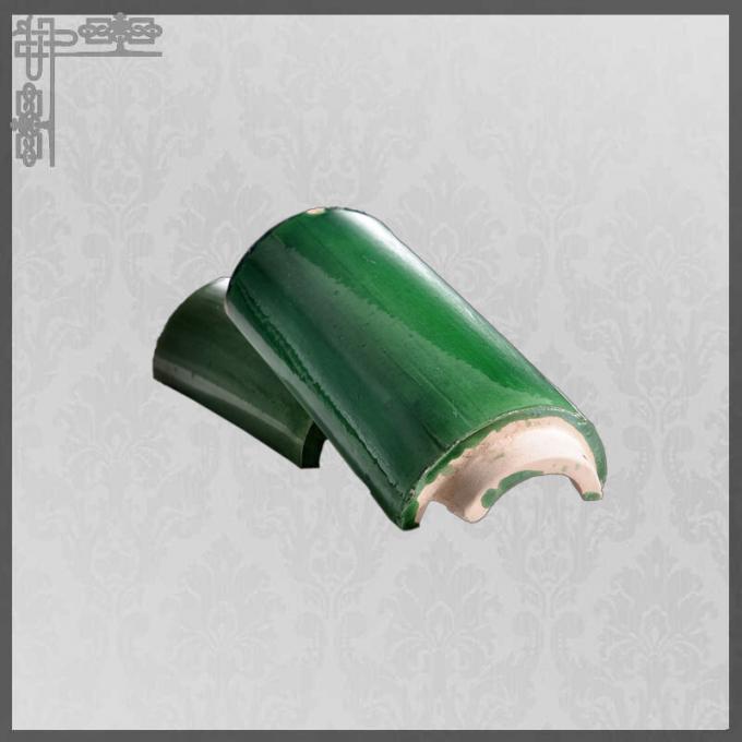 Traditional Chinese green glazed roof tiles for Asian gazebo