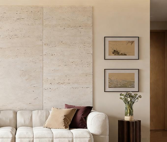 Fireproof Mcm Cladding Fireproof Travertine Soft Flexible Clay Wall Tile MCM Wall Cladding ...