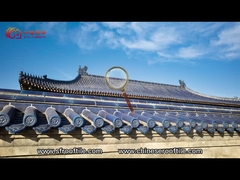 Customizable Traditional Ceramic Chinese Glazed Roof Tiles