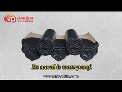 Traditional Ceramic Chinese Black Color Glazed Roof Tiles And Accessories