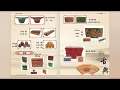 Antique Chinese Style Buildings Roof Tiles And Roof Ornament For Garden Pavilion