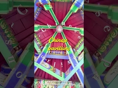 Handmade Outdoor Wooden Pergola Chinese Pavilion Garden Hexagon Wood Gazebo