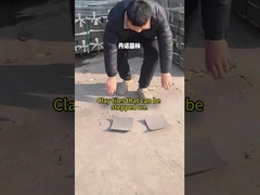 Unglazed Clay Flat Roof Tiles For Garden Pavilion Art Partitions And Background Wall Decoration