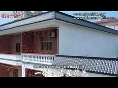 Japanese tea house traditional PVC roof tiles