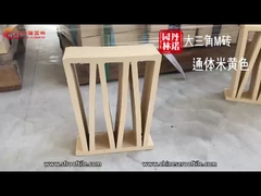 Yellow hollow clay bricks for interior wall