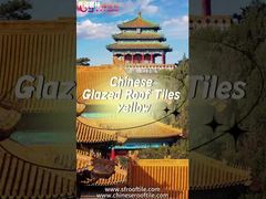 Glossy Chinese roof tiles ceramic for traditional house