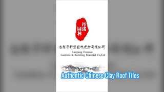 Authentic Chinese Clay Roof Tiles for Antique Buildings
