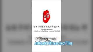 Traditional Chinese Green Glazed Roof Tiles Factory Packing