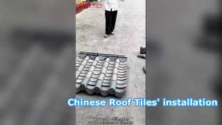 Simple Installation Guide for Traditional Chinese Roof Tiles