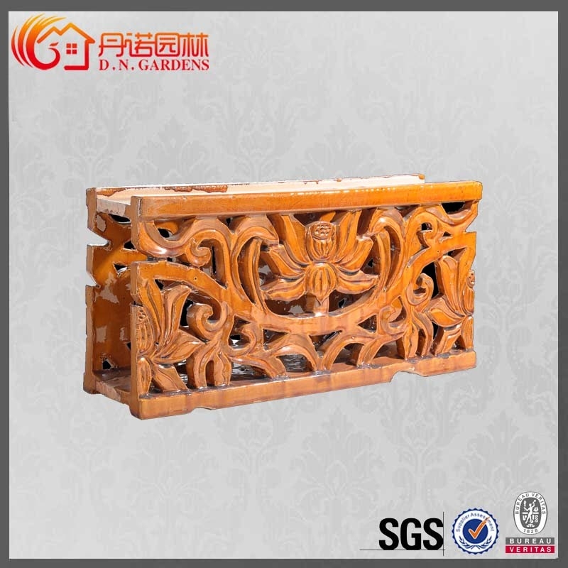 Mosque Chinese Roof Ornaments Dragon Garden Pavilion Decorative Clay Ridge Tiles
