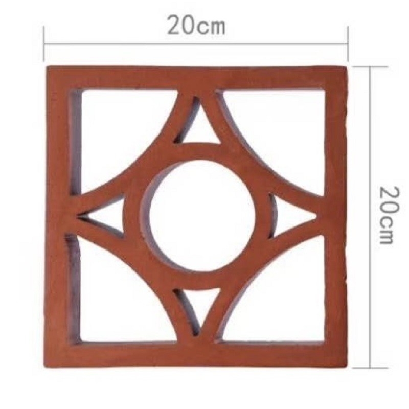 Garden Decorative Hollow Bricks Wall Clay Breeze Blocks For Fences