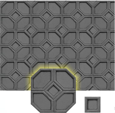 Hexagon Design Decorative Interior Clay 3d Wall Tiles Grey For Living Room Bedroom