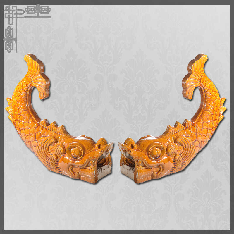 Curved Cornices Decorative Roof Tile Chinese Feiyan Architectural Ornaments