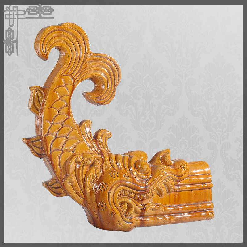 Curved Cornices Decorative Roof Tile Chinese Feiyan Architectural Ornaments