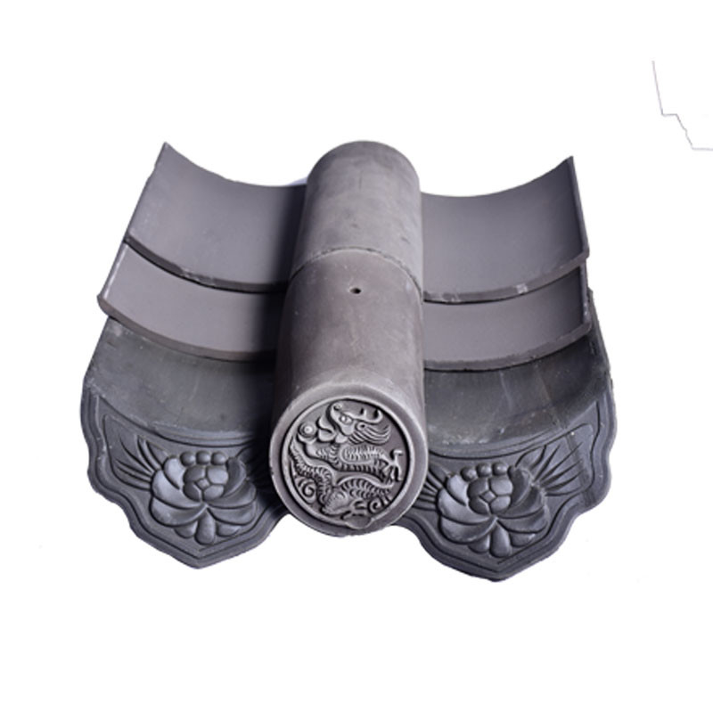 Chinese Tea House Roof Tile Sushi Residence Restaurant Decorative Roof Clay Material Tile