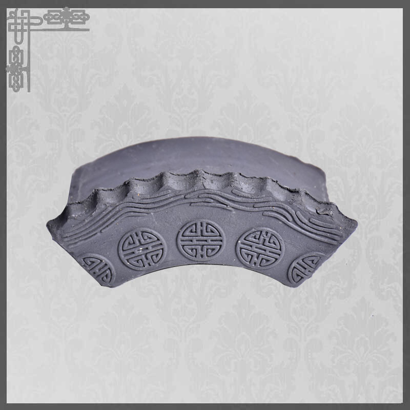 SGS Unglazed Chinese Temple Roof Tiles Ancient Chinese Roof Tiles