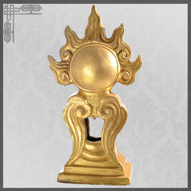 Fireball Roof Finial Chinese Roof Decoration Art Collection Customizable Size Color