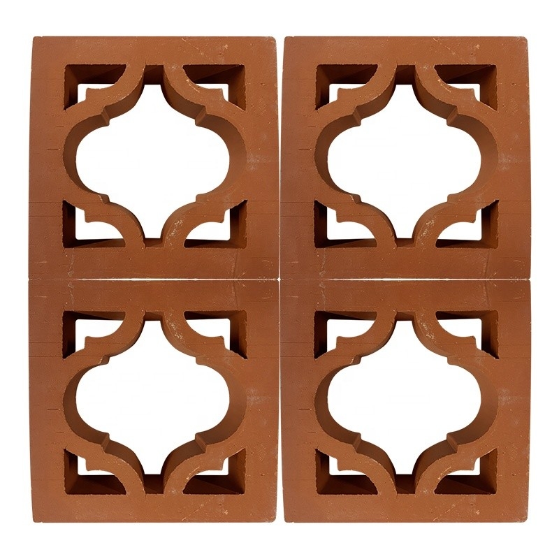 Garden Wall Decorative Terracotta Bricks Perforated And Hollow Bricks 50mm 100mm
