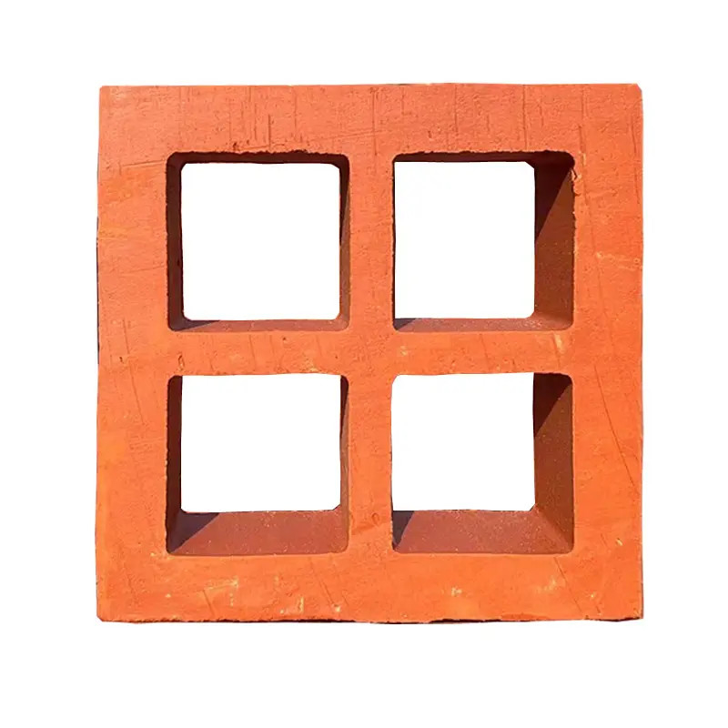 Red Matt Decorative Terracotta Bricks 6% Water Absorption