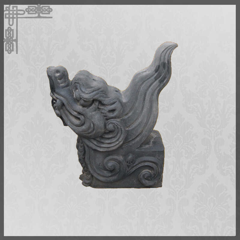 Handmade Clay Curved Tile For Chinese Traditional Style Building