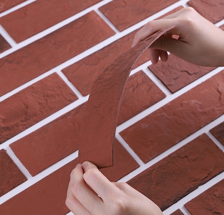 Lightweight MCM Material Flexible Ceramic Tiles Brick For Exterior Interior Wall Flooring