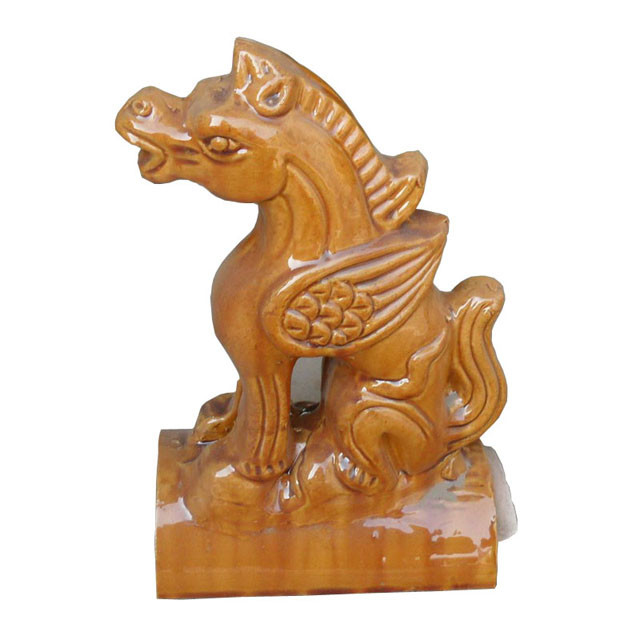 Chinese Architecture Decorative Ceramic Shingles Animals Tiles Roof Final SGS