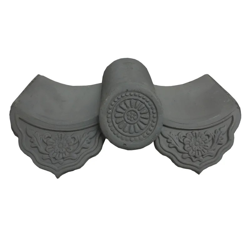 Temple Roof Tiles For Traditional Architecture Japanese Chinese Korean Clay Roofing Ridge Tile Roof Ornament