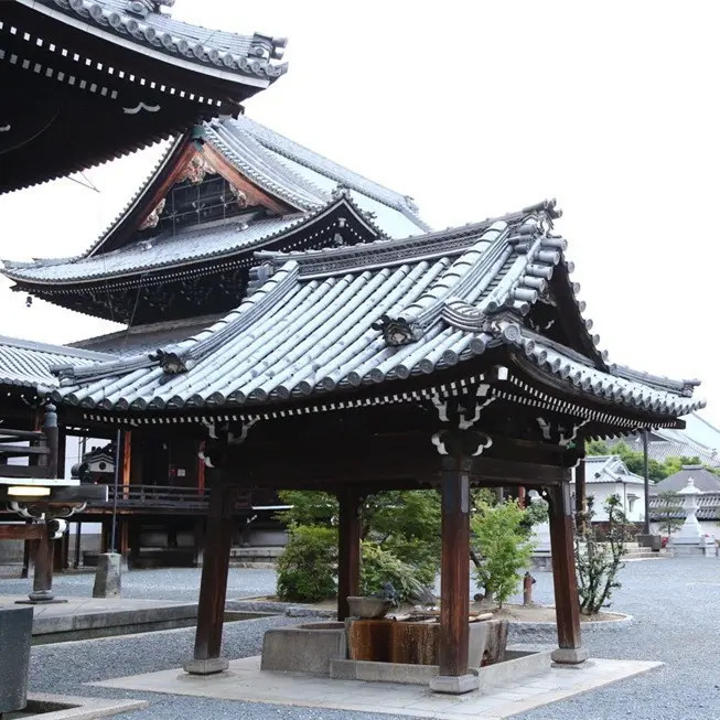 Asian Style Japanese Style Roof Tiles Garden Pagoda Clay