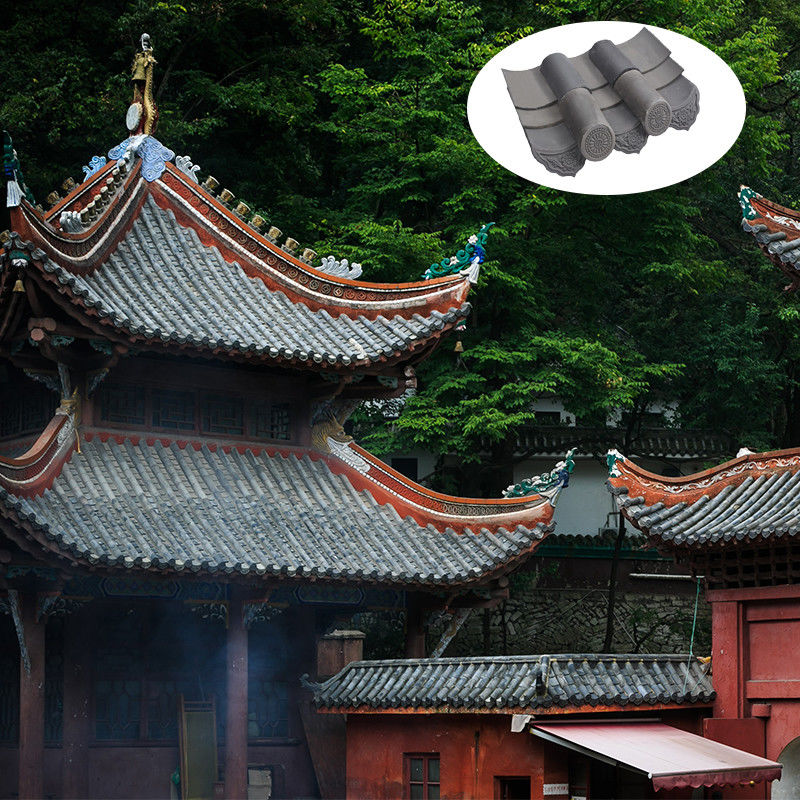Antique Clay China Roof Tile Wholesale restaurant roof traditional clay chinese roofing Material