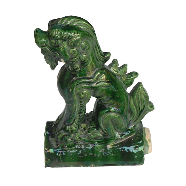 Dragon Beast Chinese Roof Ridge Decorations Glazed Colorful Finial For Roofing Handmade