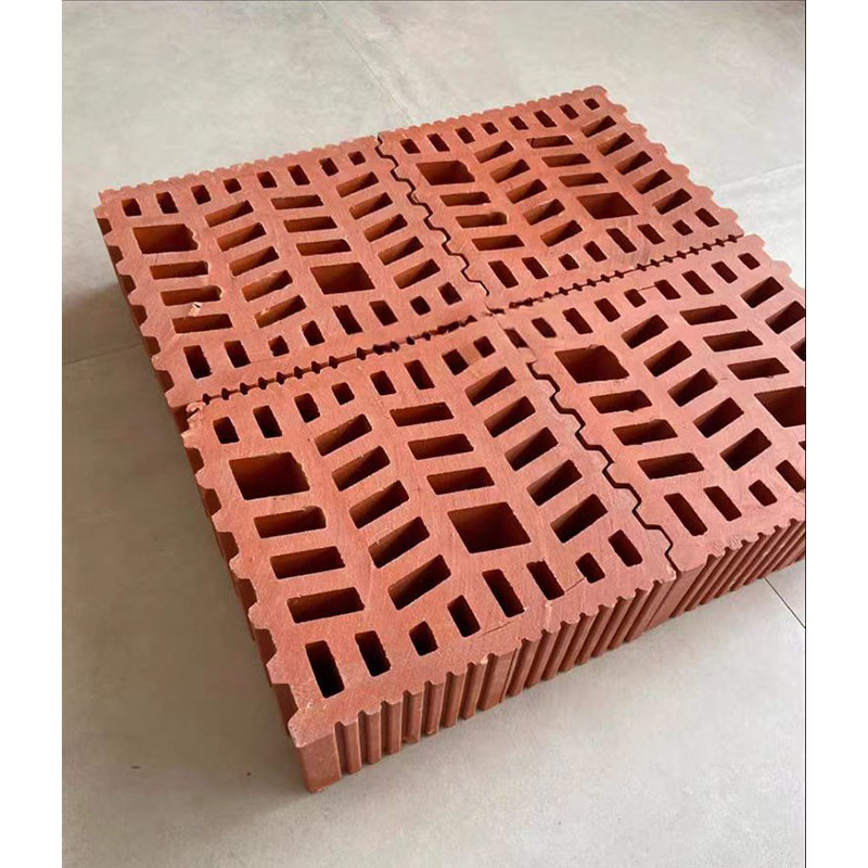 Building Decoration Hollowed Decorative Terracotta Bricks Red Clay Breeze Blocks For Wall