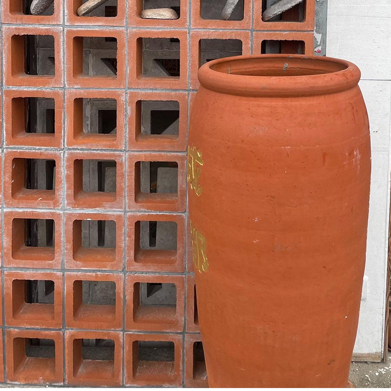 Decorative Red Terracotta Breeze Blocks Clay Wall Brick For Artistic Installations