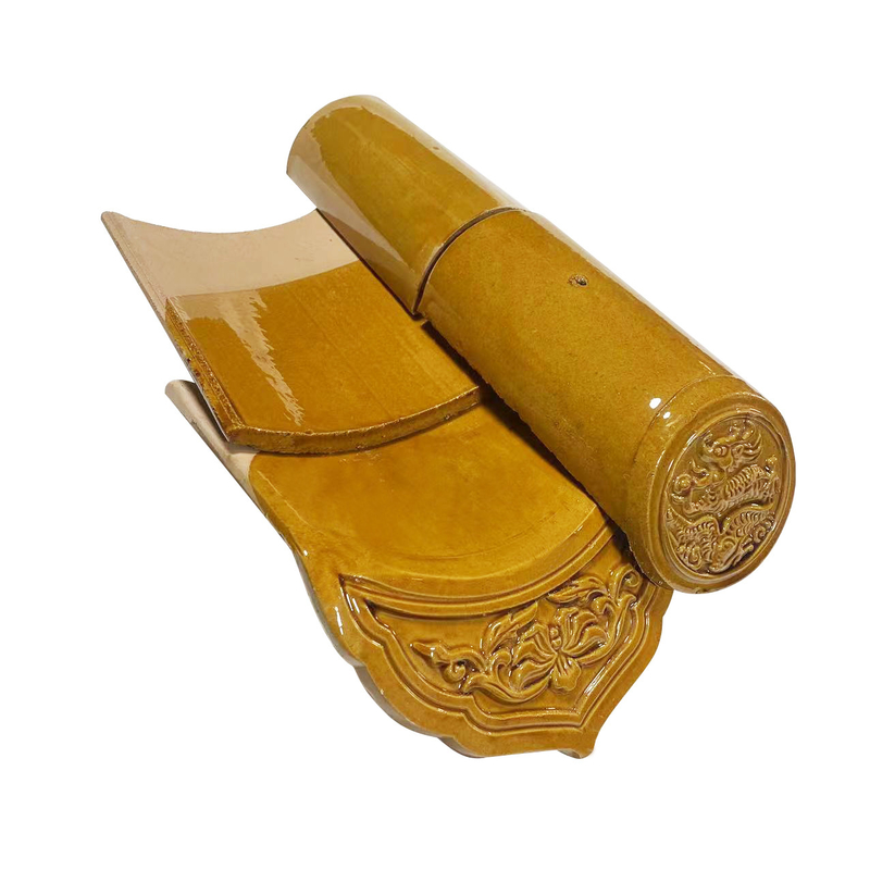 Chinese Roofing Tiles Drip Tiles Dragon Roof Finials For Building Decoration