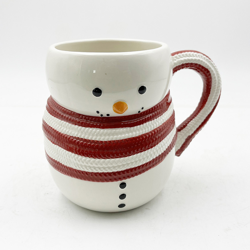 Christmas Series Coffee Water Milk Snowman Cup Cute Christmas Mug Ceramic Mug For Gifts Home Decoration