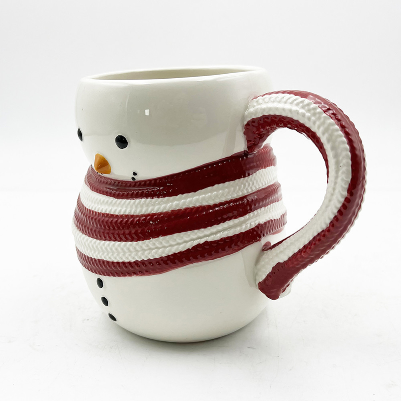 Christmas Series Coffee Water Milk Snowman Cup Cute Christmas Mug Ceramic Mug For Gifts Home Decoration