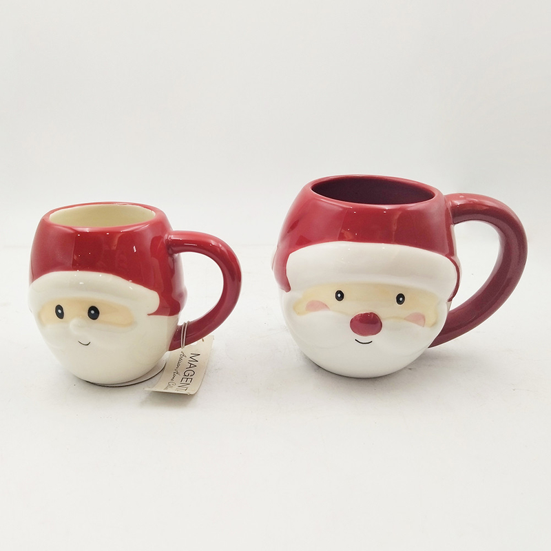 Cute Custom Ceramic Animals 3D Face Mugs Hand Painted Novelty Coffee Cup For Gift Home Restaurant
