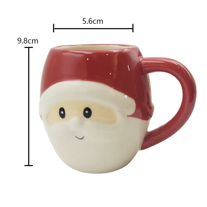 Cute Custom Ceramic Animals 3D Face Mugs Hand Painted Novelty Coffee Cup For Gift Home Restaurant