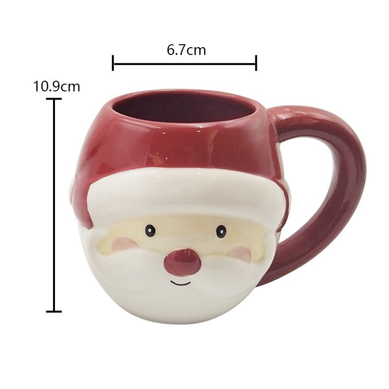 Cute Custom Ceramic Animals 3D Face Mugs Hand Painted Novelty Coffee Cup For Gift Home Restaurant