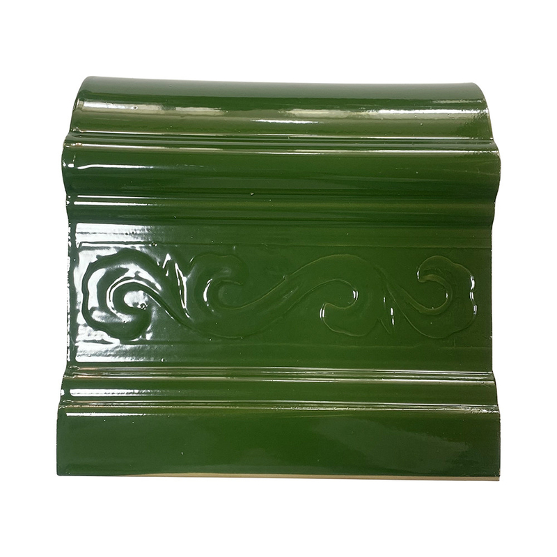 Chinese Antique Style Terracotta Glazed Roof Tiles For Garden Pavilion And Modern Buildings