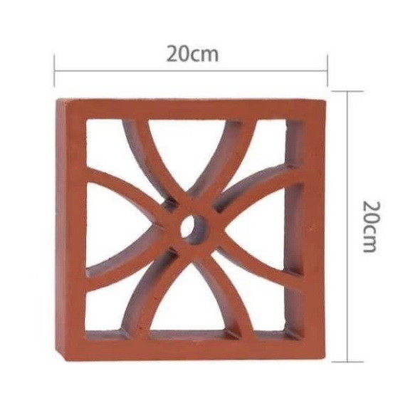 Construction Material Ventilated Block For Wall Decorative Terracotta Brick Hollow