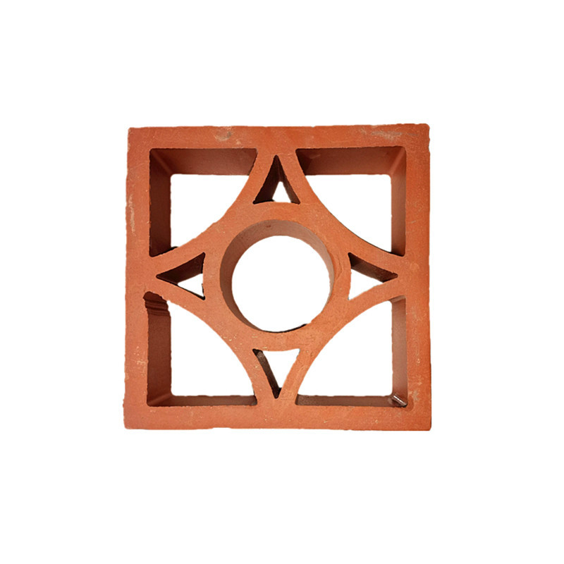 Firebrick Refractory Lightweight Modern Design Courtyard Exterior Hollow Clay Hollow Terracotta Breeze Block