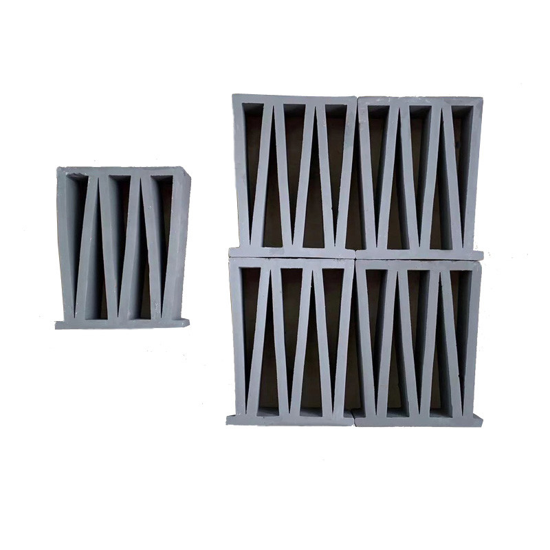 M Pattern Roman Style Building Wall Veneer Breeze Block Clay Bricks Hollowed Terracotta Decorative Wall Tile