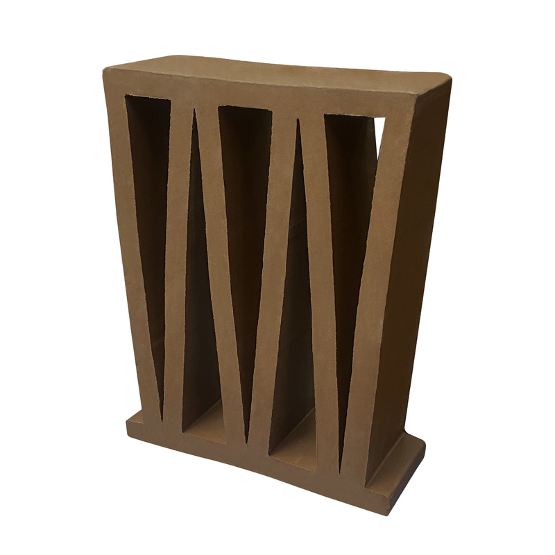 M Pattern Roman Style Building Wall Veneer Breeze Block Clay Bricks Hollowed Terracotta Decorative Wall Tile