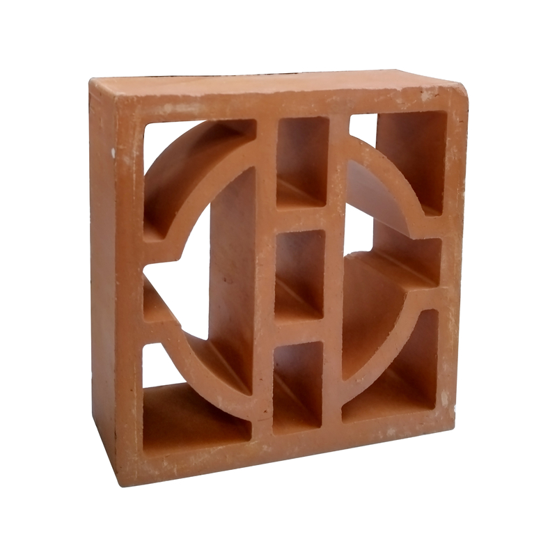 Ventilating Screen Breeze Block Building Materials Red Clay Made In China Manufacturer Bricks Construction Bricks