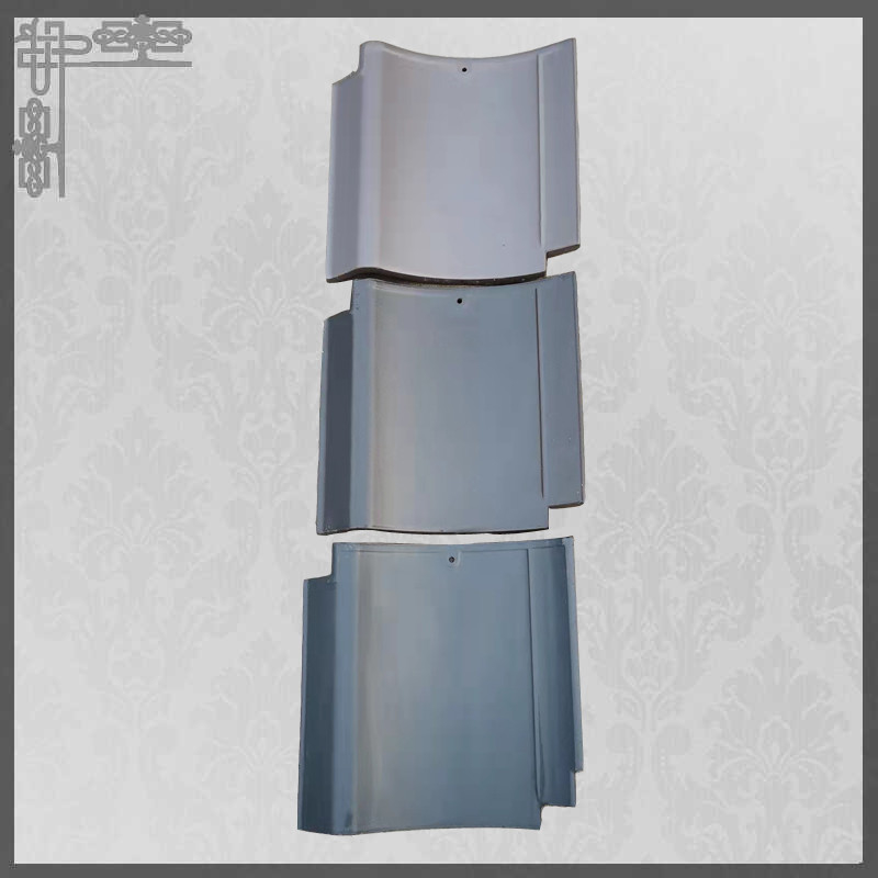 Asian Temple Pavilion Villa Japanese Style Classic Glazed Roofing Antique Traditional Clay Roof Tile