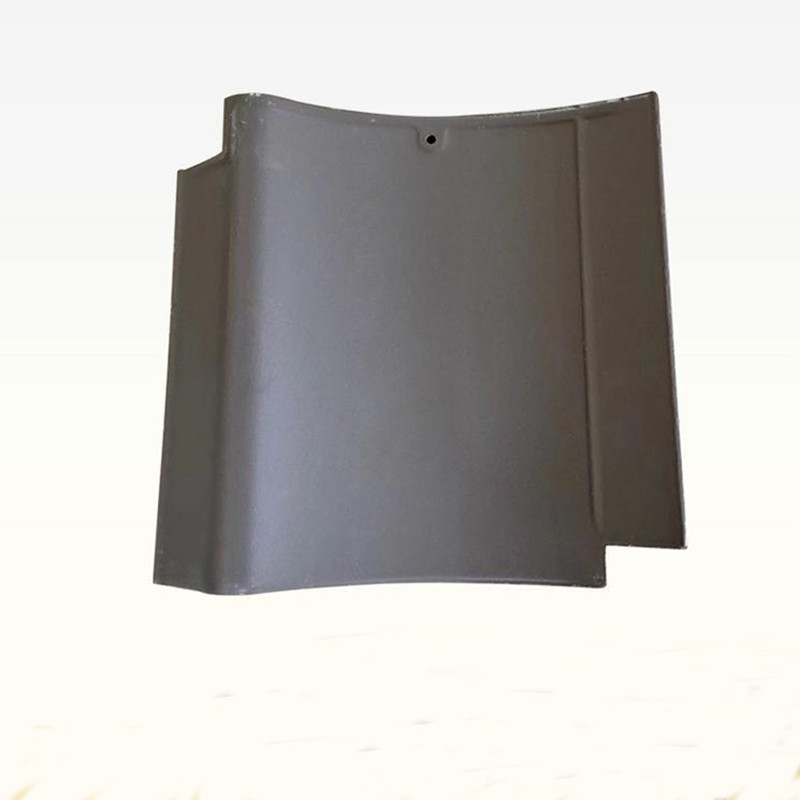 Construction Materials Japanese Style Smokey Grey Ceramic Roof Tile Japan Buddhist Temple Ceramic Roof Tiles