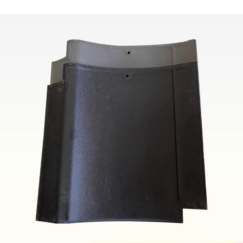 Construction Materials Japanese Style Smokey Grey Ceramic Roof Tile Japan Buddhist Temple Ceramic Roof Tiles