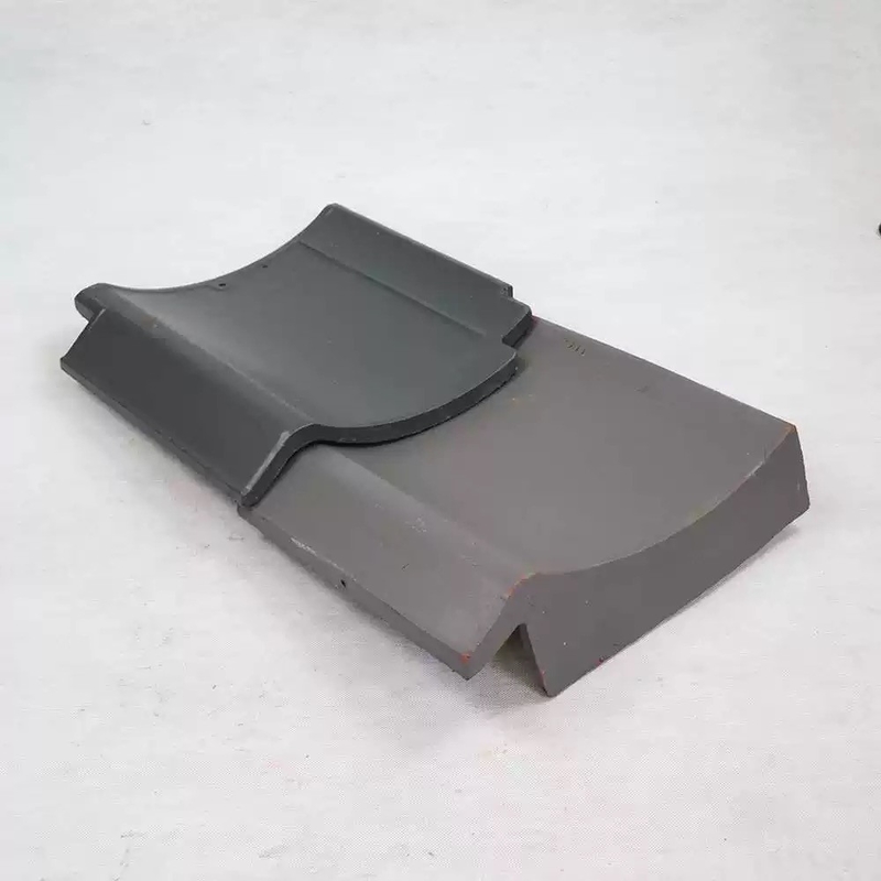 Traditional Japanese Ceramic Roof Tiles Handcrafted Clay Material Reddish-Brown Ideal for Temples and Gardens