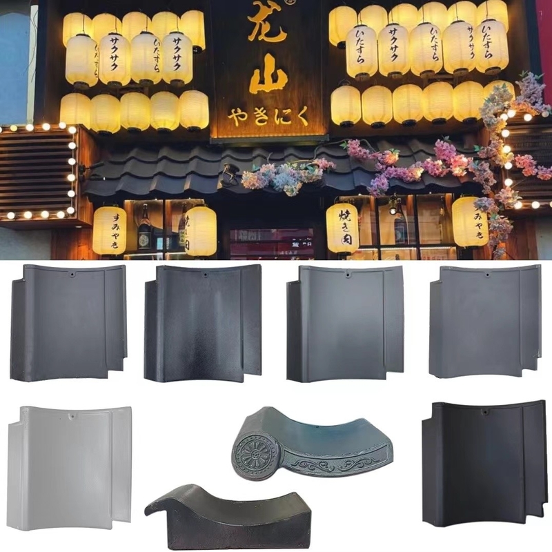 Modern Japanese Metal Roof Tiles Lightweight and Durable Premium Clay Multiple Colors Perfect for Contemporary Designs